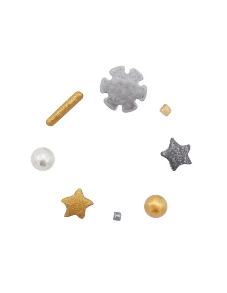 Sprinkles mix Oro y Plata Navidad 196 g PME