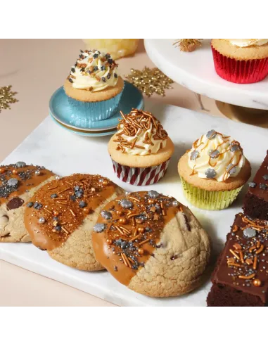 Sprinkles mix Oro y Plata Navidad 196 g PME