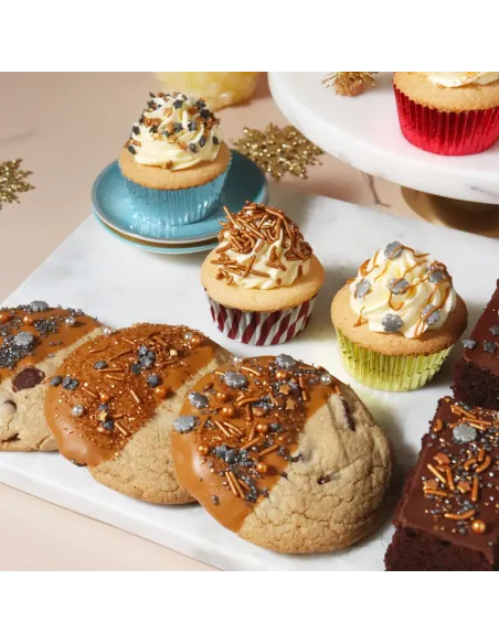 Sprinkles mix Oro y Plata Navidad 196 g PME