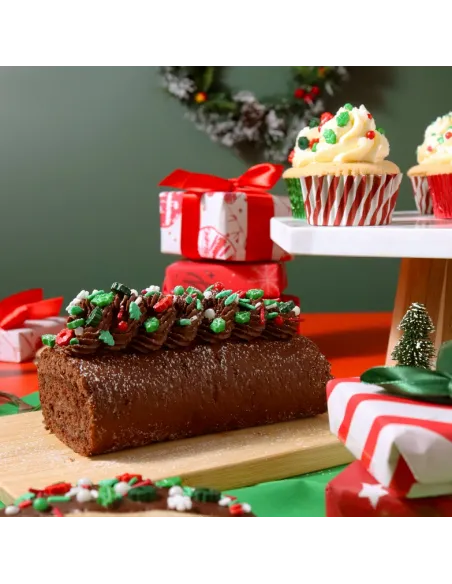 Sprinkles mix Rojo, Verde y Blanco Navidad 158 g PME