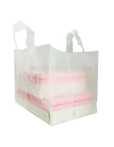 Bolsa con base para cajas de tartas y cupcakes 25 x 30 cm