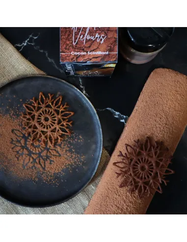Tapete de silicona Árbol de Navidad y Copo de Nieve ScrapCooking