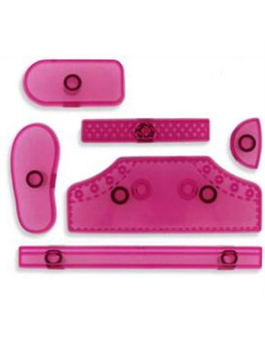 Set de 6 cortadores bota deportiva