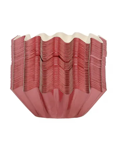 Set 48 Cápsulas rígidas Rosa Dorado metalizado Funcakes