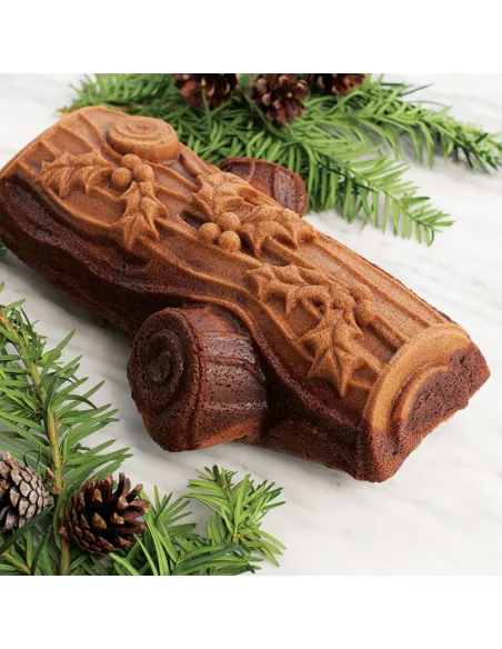 Molde Tronco de Navidad Nordic Ware