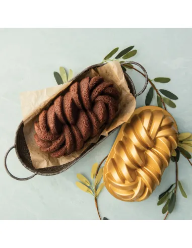 Molde trenzado Loaf Pan 75º Aniversario Nordic Ware