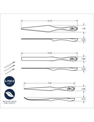 Set herramientas para acabado de Bundts Nordic Ware