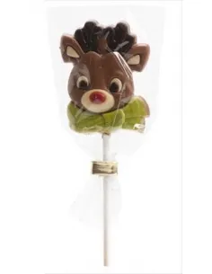 Piruleta de chocolate con leche Reno Navidad 2