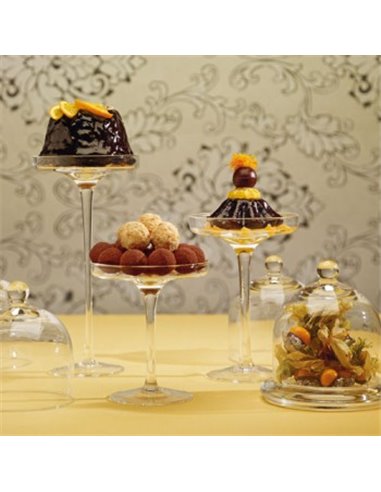 Stand mini tarta con campana y pie 23,5cm