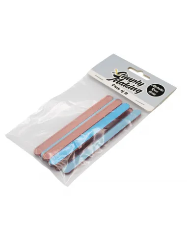 Set 10 Palitos Rosa metalizado para dulces 11,3 cm Simply Making