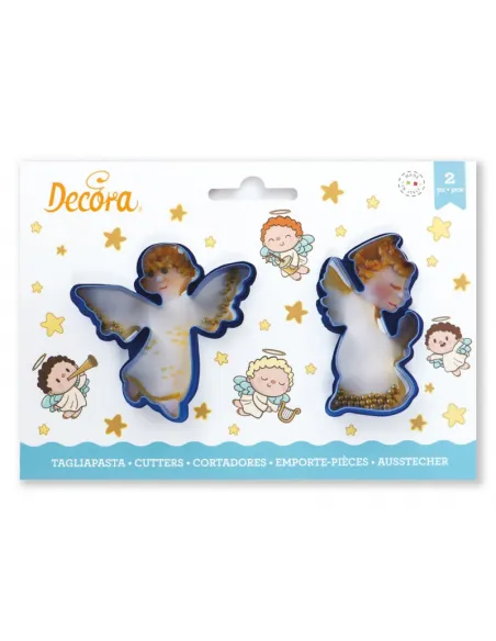 Set 2 cortadores Ángeles Comunión Decora