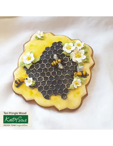 Molde silicona Abejas y Panal Katy Sue