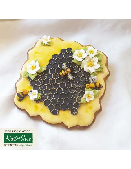 Molde silicona Abejas y Panal Katy Sue