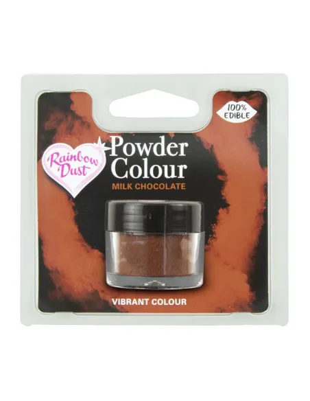 Colorante en polvo Marrón chocolate con leche Rainbow Dust