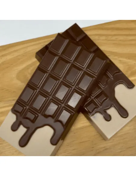 Molde para chocolate Tableta Derretida 3 piezas BWB