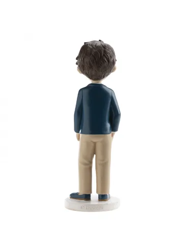 Figura niño comunión con corbata roja 16 cm Dekora