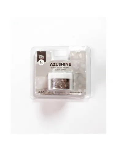 Purpurina comestible Plata 5 g Azushine Azucren