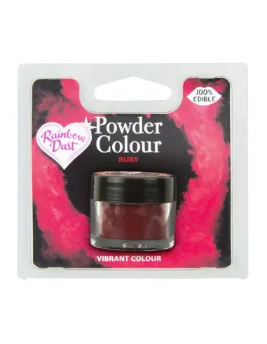 Colorante en polvo Rojo Ruby Rainbow Dust