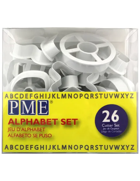 Set de 26 cortadores de letras PME