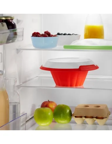 Molde de silicona para flan con plato de cerámica Lékué