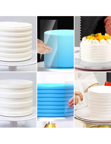 Set 6 Scrapers acrílicos alisadores de contornos PastKolor