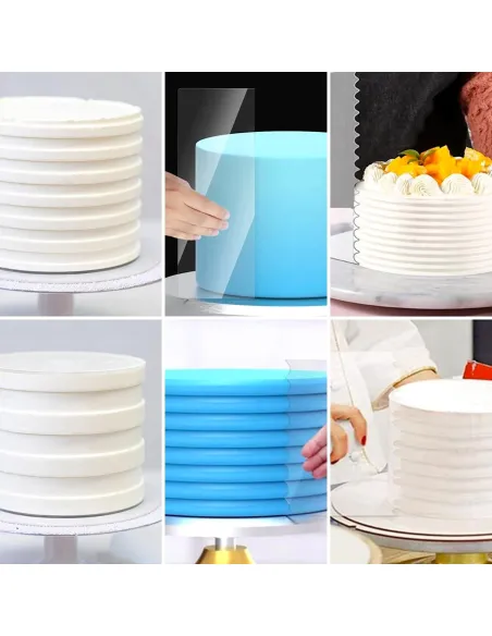 Set 6 Scrapers acrílicos alisadores de contornos PastKolor