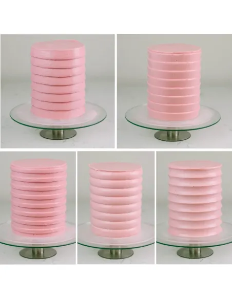 Set 6 Scrapers acrílicos alisadores de contornos PastKolor