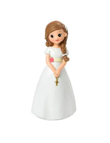 Figura niña comunión trenza II 16 cm