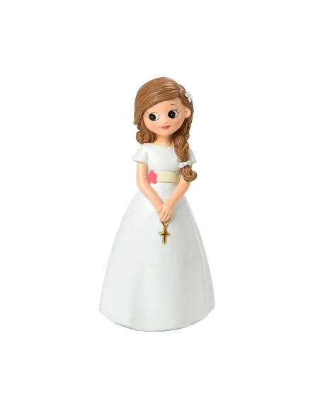 Figura niña comunión trenza II 16 cm