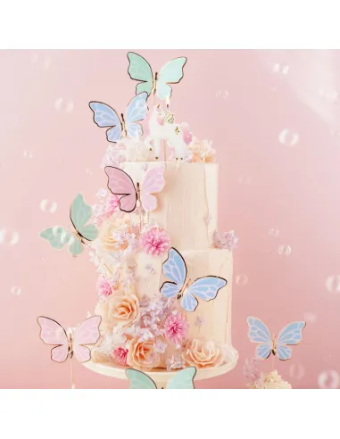 Set 9 toppers Mariposas PartyDeco