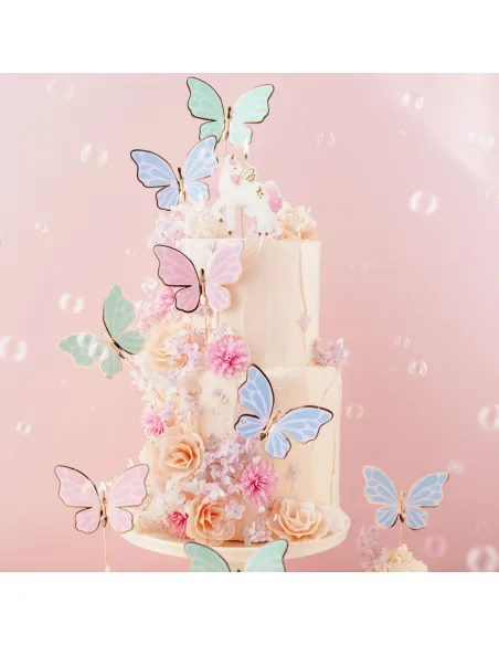 Set 9 toppers Mariposas PartyDeco