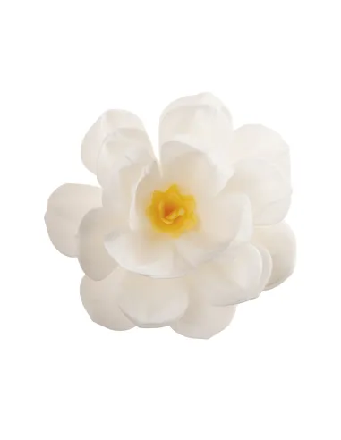 Flor Blanca de oblea Dekora