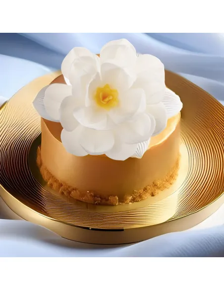 Flor Blanca de oblea Dekora