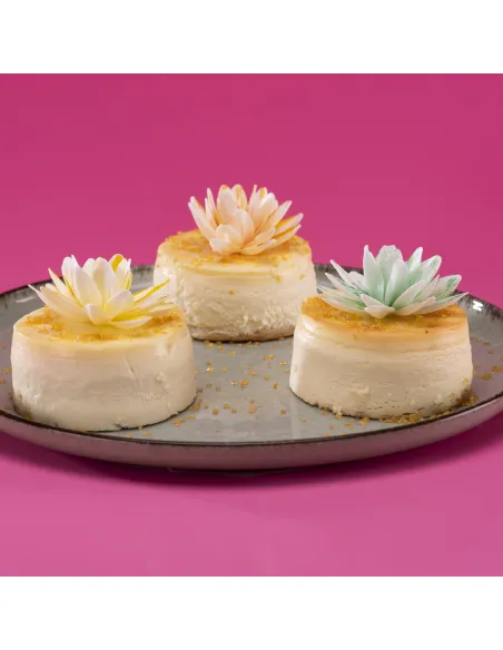 Set 10 Flores artísticas de oblea Dekora