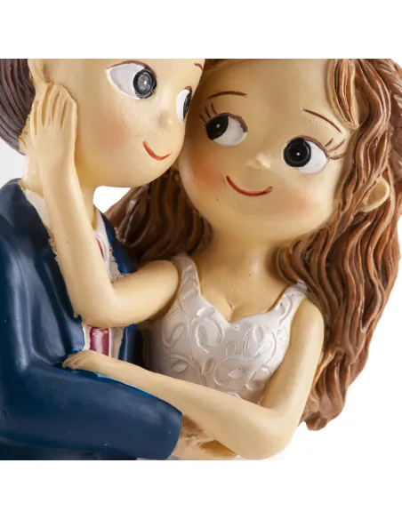 Figura novios Caricia en la cara 16 cm