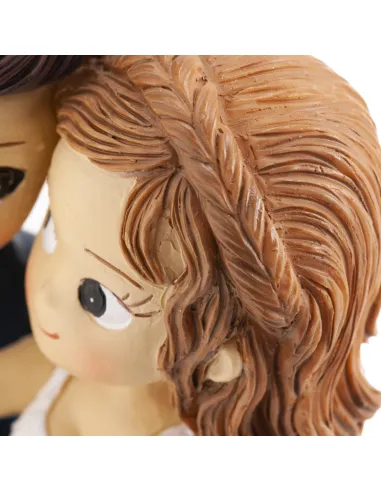 Figura novios Caricia en la cara 16 cm