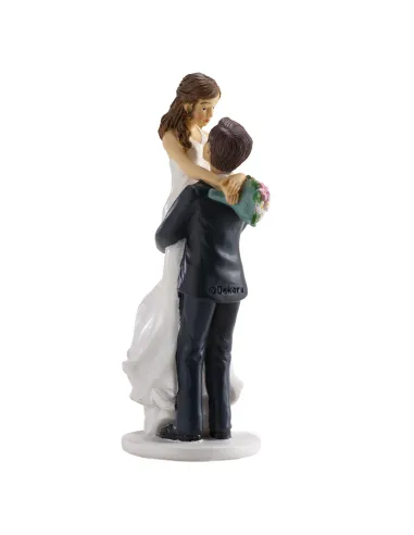 Figura novios Novia en brazos 18 cm