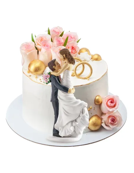 Figura novios Novia en brazos 18 cm
