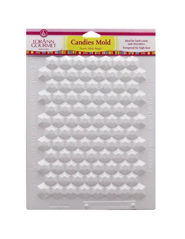Molde hexagonal para Isomalt y chocolate LorAnn
