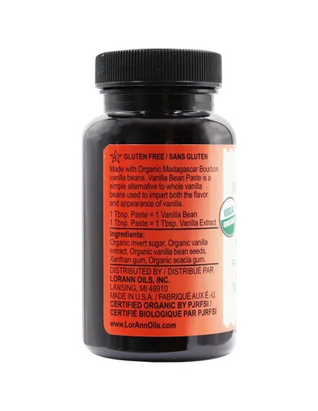 Pasta de Vainilla de Madagascar orgánica 118 ml LorAnn