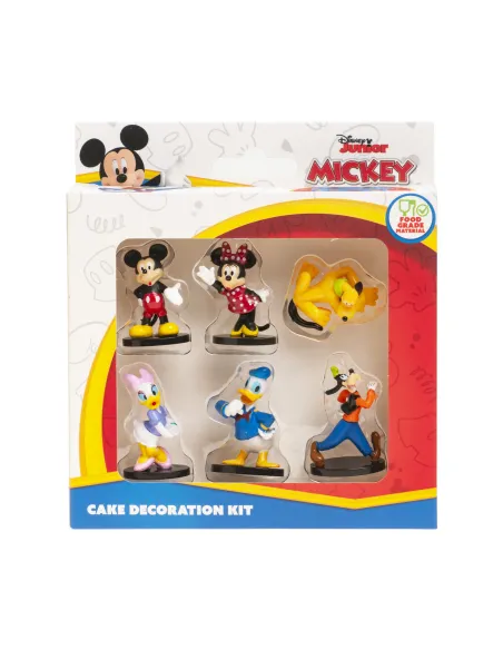 Set 6 figuras Mickey y sus amigos Dekora