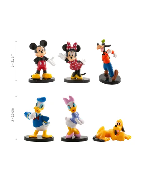 Set 6 figuras Mickey y sus amigos Dekora