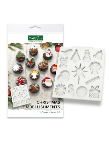 Molde silicona Adornos Navideños Katy Sue