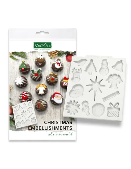 Molde silicona Adornos Navideños Katy Sue