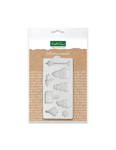 Molde silicona miniatura En la Nieve Katy Sue