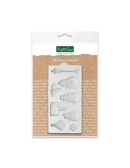 Molde silicona miniatura En la Nieve Katy Sue