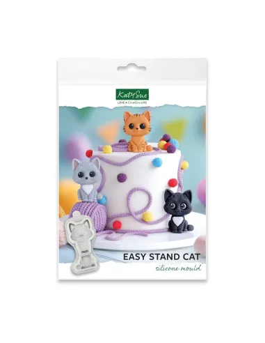 Molde silicona Gato Katy Sue