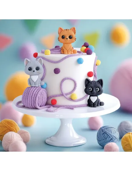 Molde silicona Gato Katy Sue