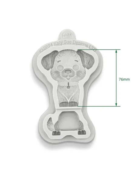 Molde silicona Perro Katy Sue
