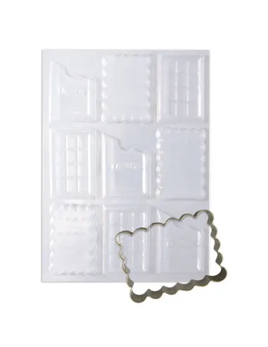 Set cortador galletas rectangular y molde para chocolate ScrapCooking